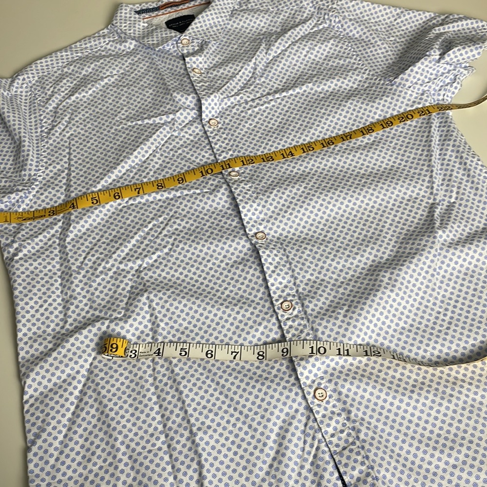 Denim & Flower Ricky Singh Slim Fit Casual Button Down Short Sleeve- size Large - Picture 9 of 12